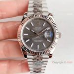 Rolex Datejust II 904l Stainless Steel Gray Rhodium dial Watch AR Factory ETA2824_th.jpg